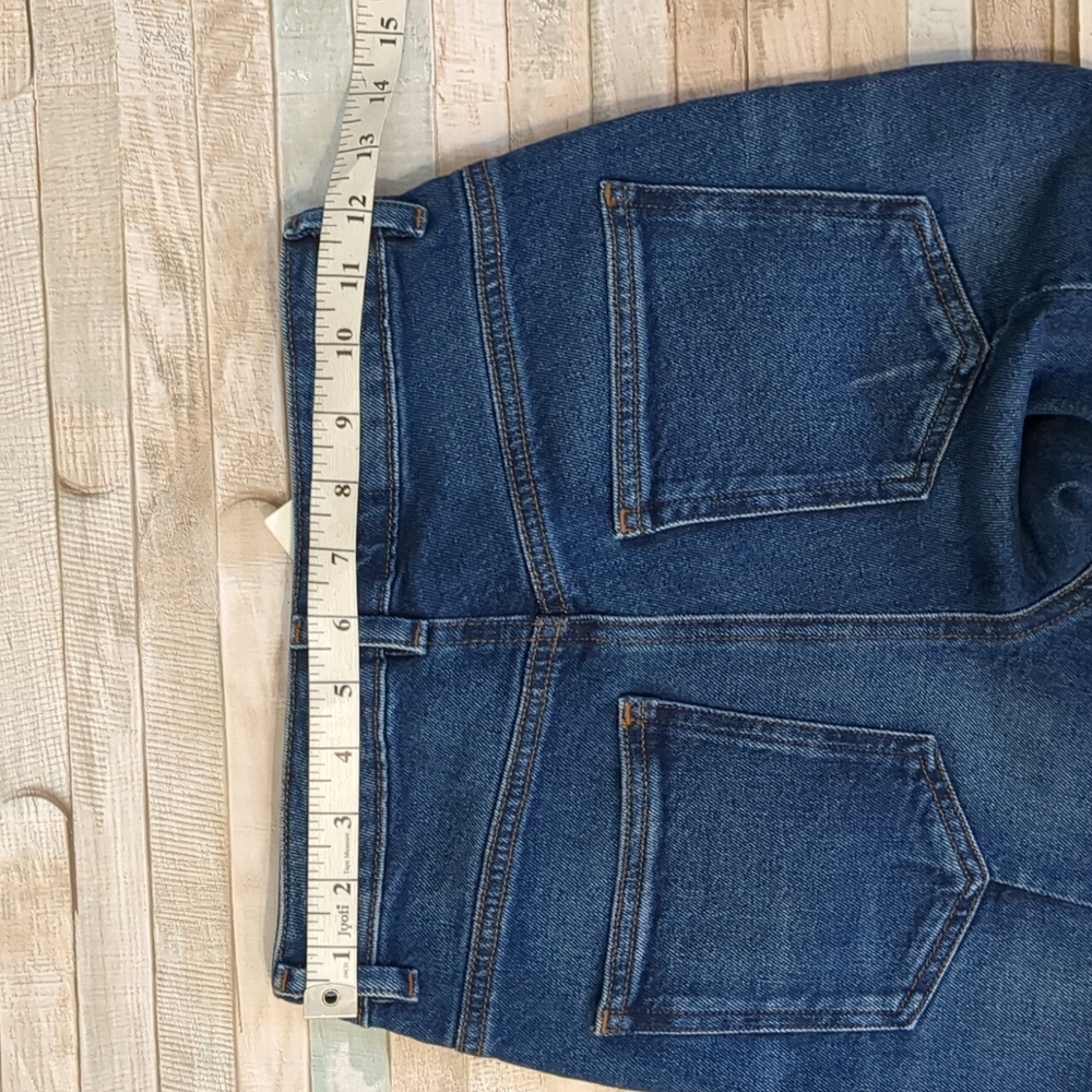 NWT Asos raw hem super high rise jeans - Picture 5 of 10